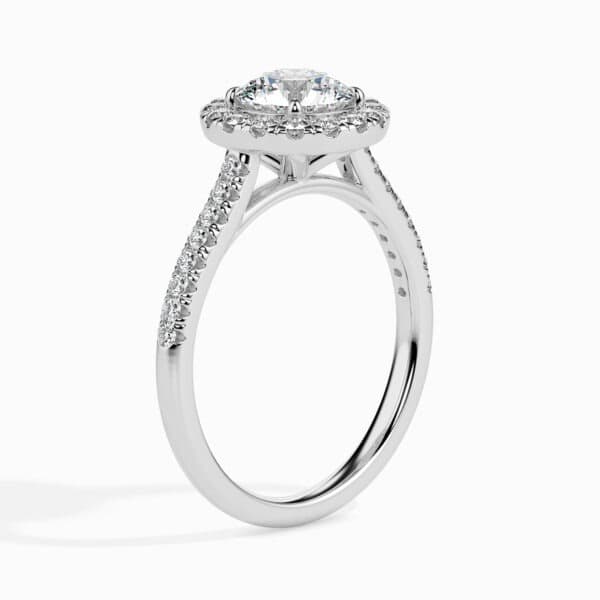 Queen-inspired round diamond ring by Rimeka